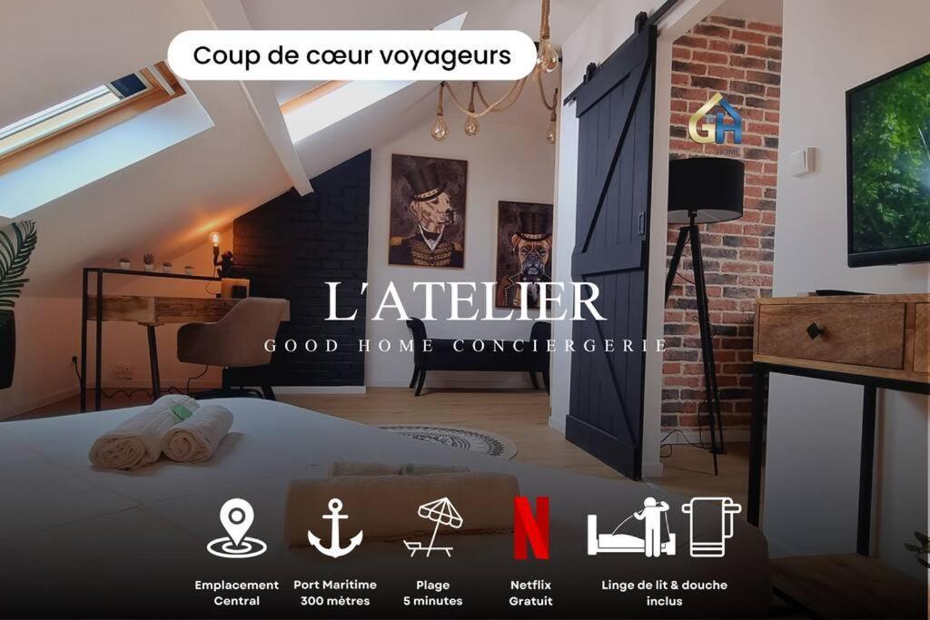 L'Atelier - Au Pied Des Quais Lejlighed Dunkirk Eksteriør billede